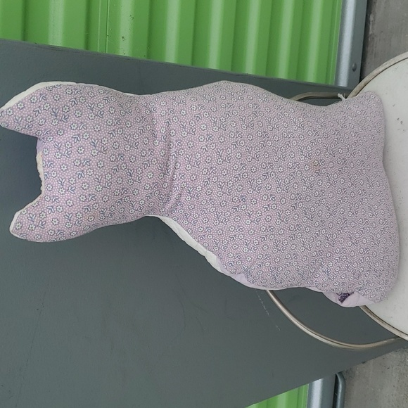 VINTAGE Handmade Patchwork cat  Pillow - Picture 2 of 9